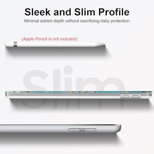 FINTIE Case Compatible with iPad 6th Generation (2018) / iPad 5th Generation (2017) 9.7 inch, Slim Cover with Frosted Back w/Pencil Holder, Support Auto Wake/Sleep, Black - Image 6