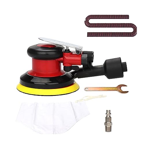 Sander, Polisher Pneumatic Sanding Machine 5 Inch/6 Inch Eccentric 5MM Random Orbital Vacuum Air Sander Pneumatic Tools(5 In vacuum sander)