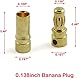 GTIWUNG 15 Paar 3.5mm Vergoldete Bananenstecker Motor Elektronische Stecker, RC Brushless Motor ESC vergoldete Bananenstecker Kugelstecker (15Pcs 3.5mm Männlicher Stecker + 15Pcs 3.5mm Buchse Stecker)