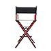 Chaises pliantes Aluminium Chaise haute/portable Chaise de maquillage /Chaise mobile pliable,Artistes&Film administration Maquillage studio et activités en plein air Camping Voyage 110x56x43cm chaises