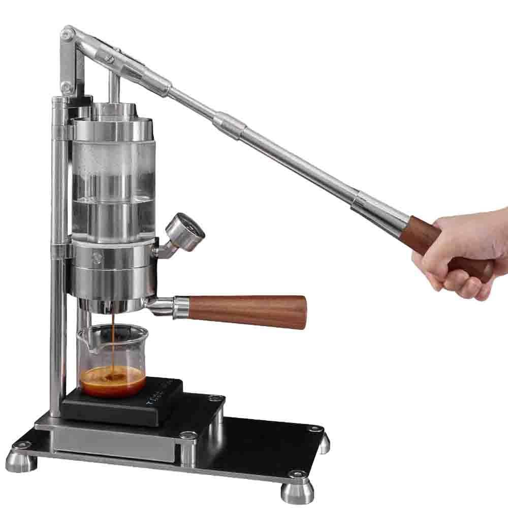 MHKHBA Commercial Espresso Machine, Manual Variable Pressure Extraction Machine, 16-Bar Espresso Machine, Home and Compact Cappuccino Machine