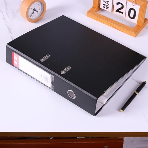 Ipienlee Arquivos de arco de alavanca A4 alargados FC fichário organizador de clipe de trabalho rápi