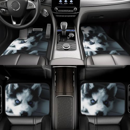 Alfombrillas de coche que no se mueven juego de neopreno de husky 6