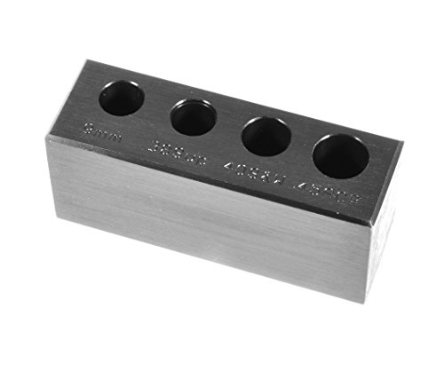 EGW 4-Hole Chamber Checker Max Cartridge Gage (9mm Luger, 38 Super, 40 S&W, 45 ACP)