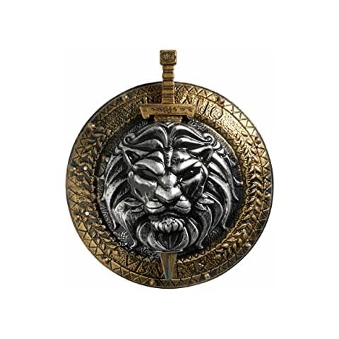ORION COSTUMES Unisex Gold & Silver Roman Gladiator Sword & Shield Accessory Cover