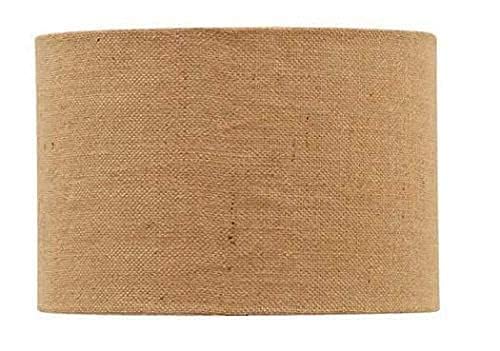Global handicrafts Lamp Shades Cotton Fabric Modern Design 12" Inches | Burlap Crafts Table And Floor Lamps Only Shades Without Lamp (Jute)-image-46