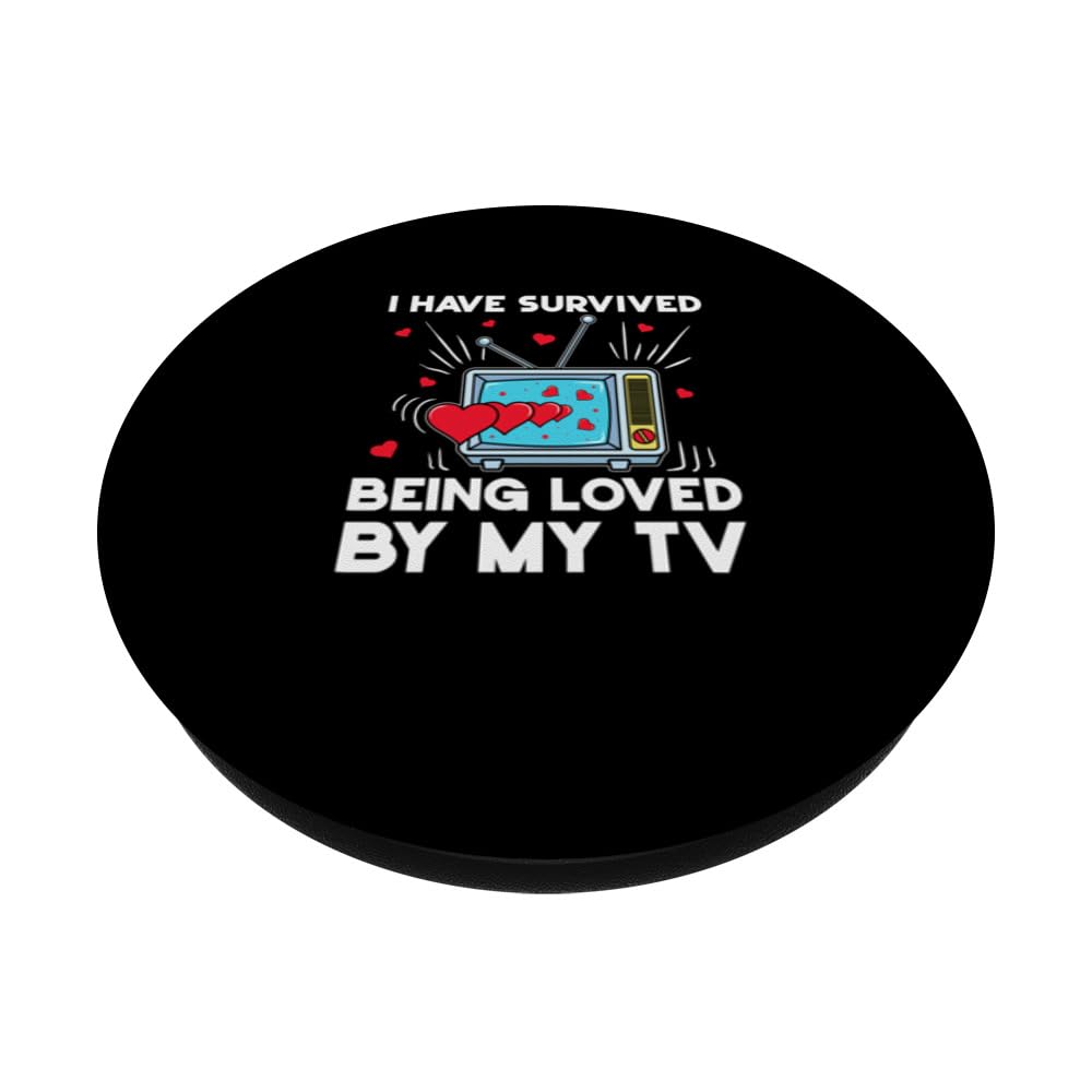 Music Tv Funny Entertainment Gossip Drama Movie Series PopSockets Swappable PopGrip, Black - Image 2