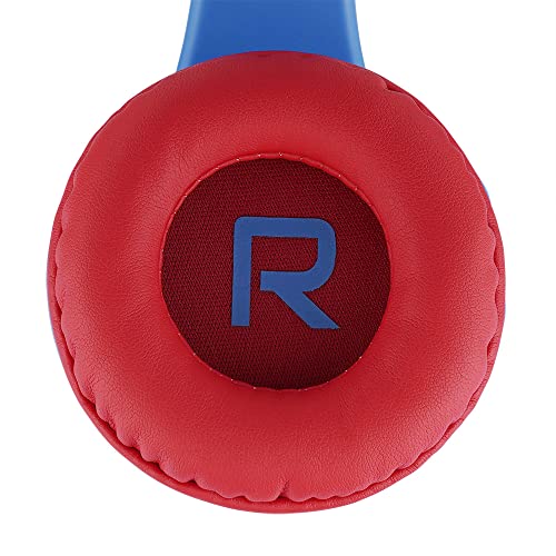 PowerLocus Bluetooth Headphones for Kids, Wireless Foldable Headphones Over Ear, Headphone with Microphone, 85DB Volume Limit, Wireless and Wired Headset with Micro SD, FM for Cellphones, Tablets, PC