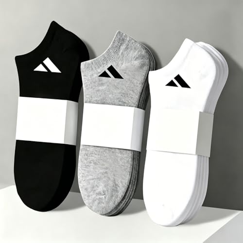 10pcs/5Pairs Unisex Sports Casual Invisible Socks-Moisture-Wicking Breathable Fabricn for Daily Casual, Hiking, Sports