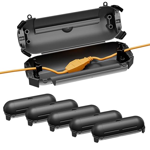 image for iwillink 6 Pack Outdoor Extension Cord Cover Waterproof - Weatherproof