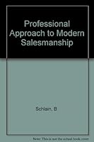 Professional Approach to Modern Salesmanship 0070553165 Book Cover