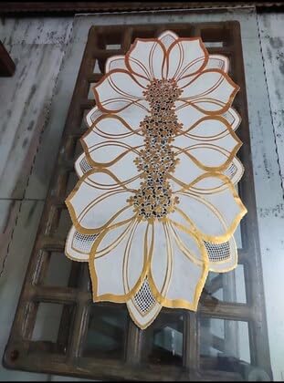 Dakshya Industries PVC Table Runner for Center and Dining Tables | Mat (Copper)-picture-29