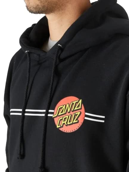 SANTA CRUZ Men's Pullover Hooded Sweatshirt Classic Dot Skate Sweatshirt4