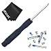 eBoot 10 Pieces Bottom Case Screws and 1.5 mm Phillips Screwdriver for Macbook Pro A1278 A1286 A1297 13" 15" 17"