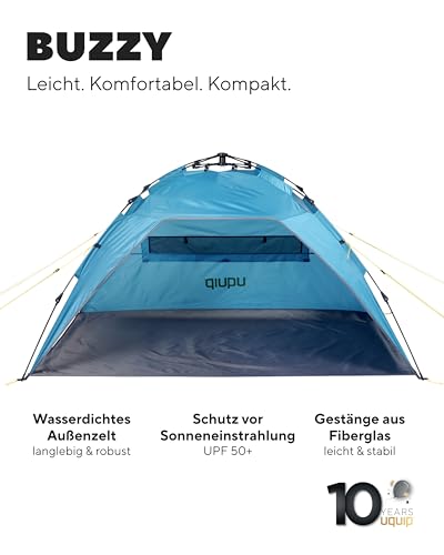 Strandmuschel Uquip Buzzy Petrol für Familien