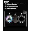 ACEDAYS Magnetic Tablet Cooler for ipad/Surface pro/Samsung Tab+2 pcs 3.55inch Magnetic Suction Sheet for Cooler