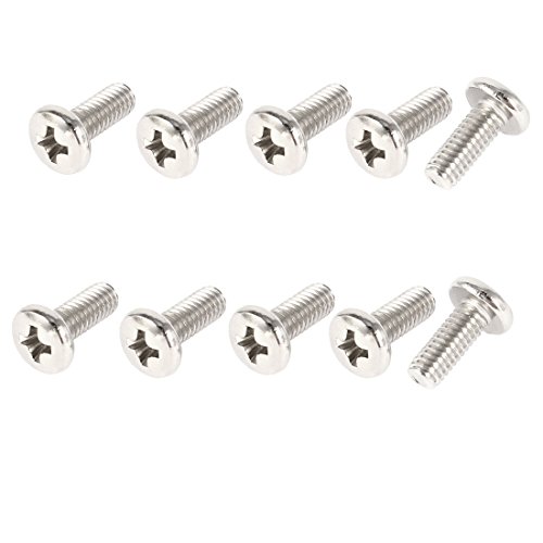 uxcell 10 Pieces Computer TV LCD Monitor Stand Bracket Mounting Screw M4 x 10mm