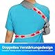 supregear Arm-Bandage Schulter-Immobilisator, Bequeme Medizinische Rotatorenmanschetten-Unterstützung, Armriemen für Schulterverletzungen, Gebrochene & Fractured Knochen, Männer & Frauen, Grau, S