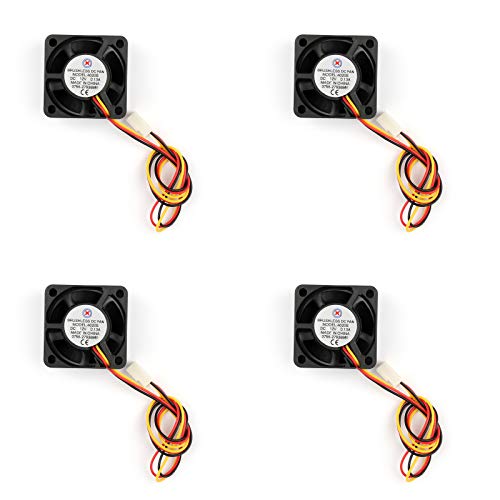 MAD HORNETS Ventilador de refrigeración sin escobillas de CC de 12 V, 0.13 A, 4020 s, 40 x 40 x 20 mm, ventilador de computadora de CPU de 3 pines Cover