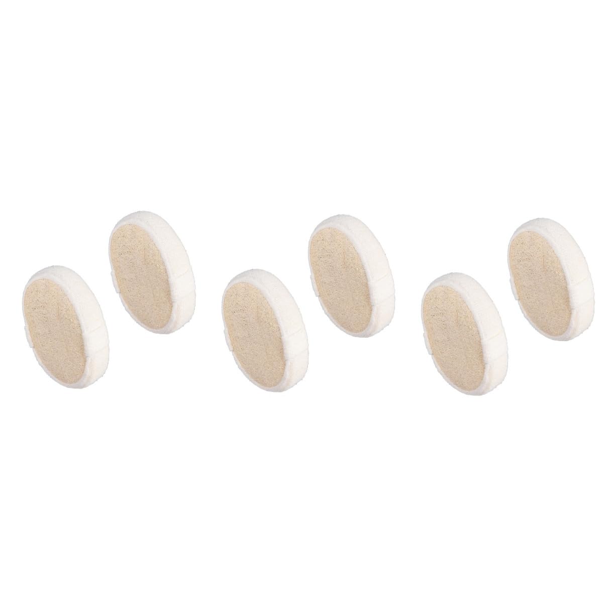Beaupretty 6piezas Esponjas Exfoliantes De Loofah Natural Para y Amigable La Piel Para Exfoliación Diaria y Limpieza Corporal