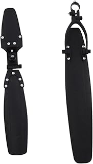 Sosoport Metal 1 Par De Pára-Lamas De Bicicleta De Montanha Guarda-Lamas De Lama De Chuva Guarda-Lamas De Bicicleta Guarda-Lamas Dianteiro De Plástico Ajustável Protetor De Lama De s