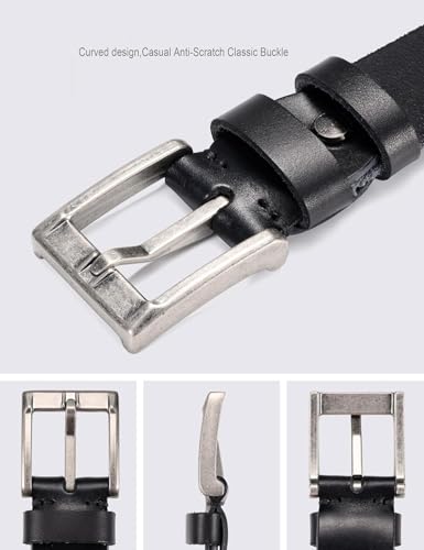 Handmade Full Grain Genuine Leather Belt – Italian Leather, Durable Work Style2