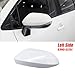 Side Mirror Cap,Car Side Wing Mirror Cover Caps for 2020 2021 2022 Toyota Corolla Replacement 87915-52251 (White, Left (Driver) Side)