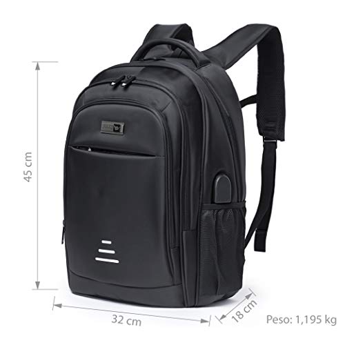 Mochila Executiva Reforçada Notebook USB Moderna Trabalho Viagem Grande