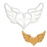 Heart with Angel Wings cookie cutter, 1 piece - Bakerlogy