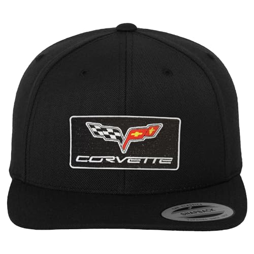 Chevrolet Officially Licensed Corvette C6 Patch Premium Snapback Cap (Black)
