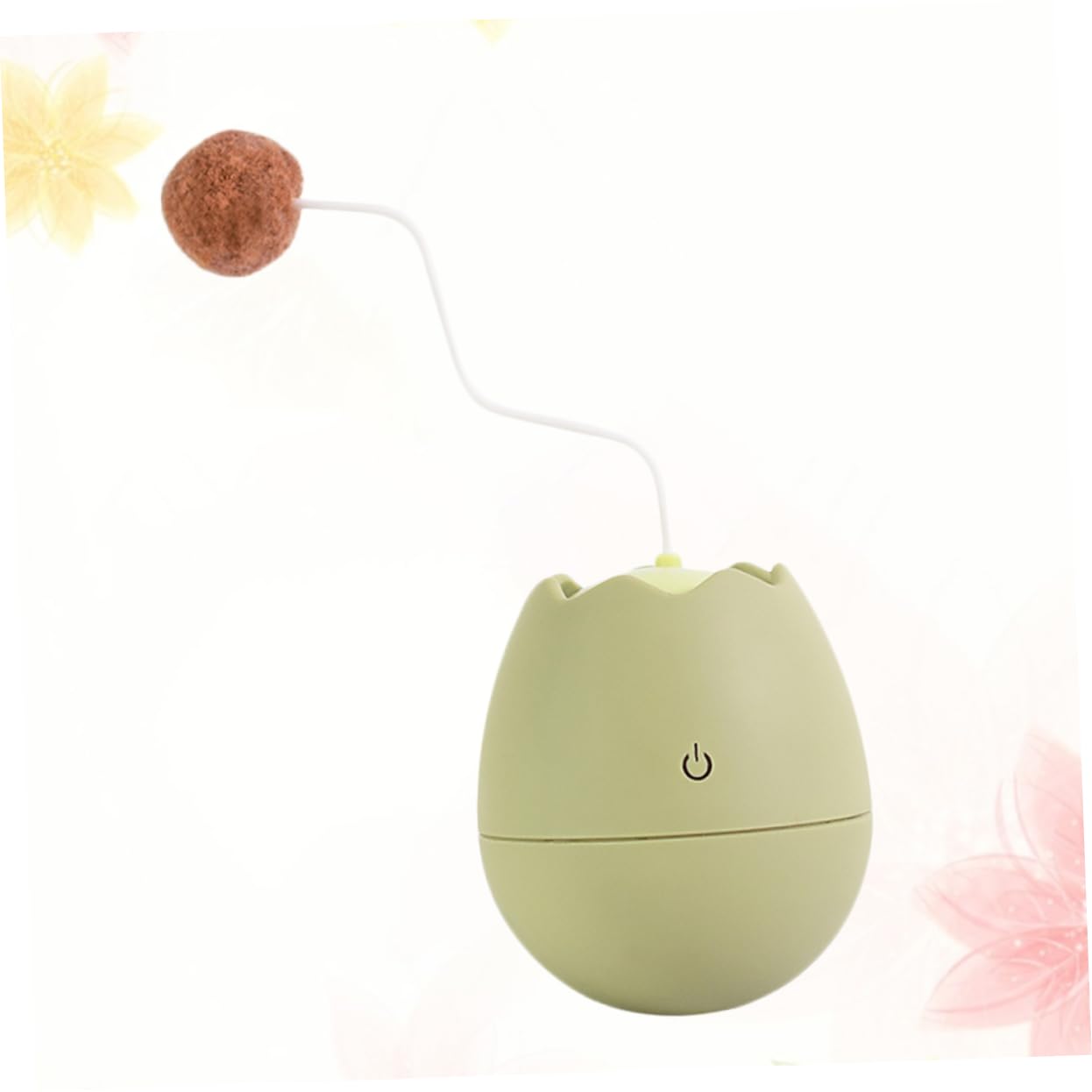 BESPORTBLE Jouet Interactif pour Chat Design Coquille Œuf Électrique Rotation Stimule Instinct De Chasse