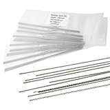 SEAVERRS 10pcs Lingual Retainer Wire Stainless SteelSuper elastic Flat Straight Twist Wires,0.010 * 0.028