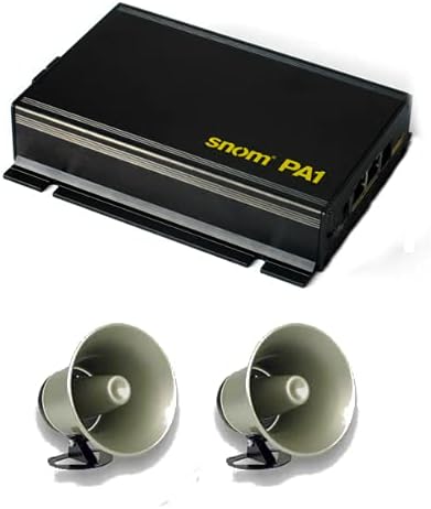 SNOM PA1 IP Phone Paging System with Paging Horn Amplifier