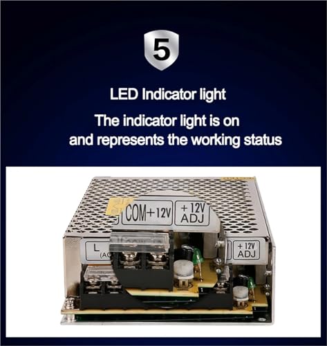 Alimentation 12V LED sans scintillement pour ruban 12W AC-DC
