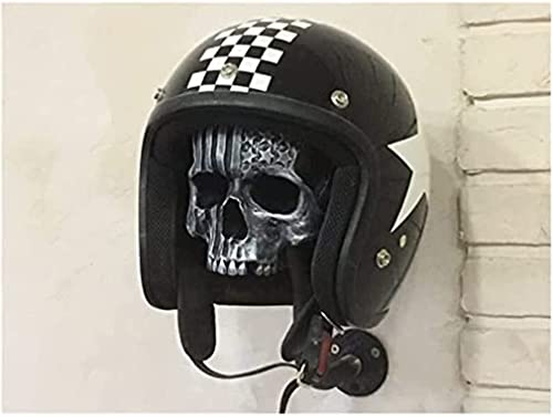 Support mural en forme de crâne pour casque de moto - Support mural pour casque de vélo, casque de moto - Support mural pour veste, casque de baseball (#1) Cover
