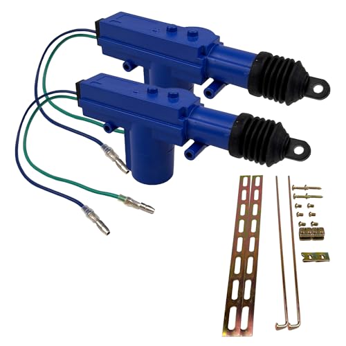 Image of Orion Car Audio DLA12 Universal High Power 2-Wire Door Lock Actuator - 12 Volt Motor, Heavy Duty Durable Complete Power Door Lock Installation Kit (2-Pack)