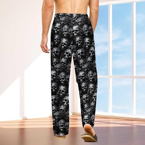 Men's Pajama Pants Lightweight PJs Bottoms, Lounge Sleepwear PJ Pants3