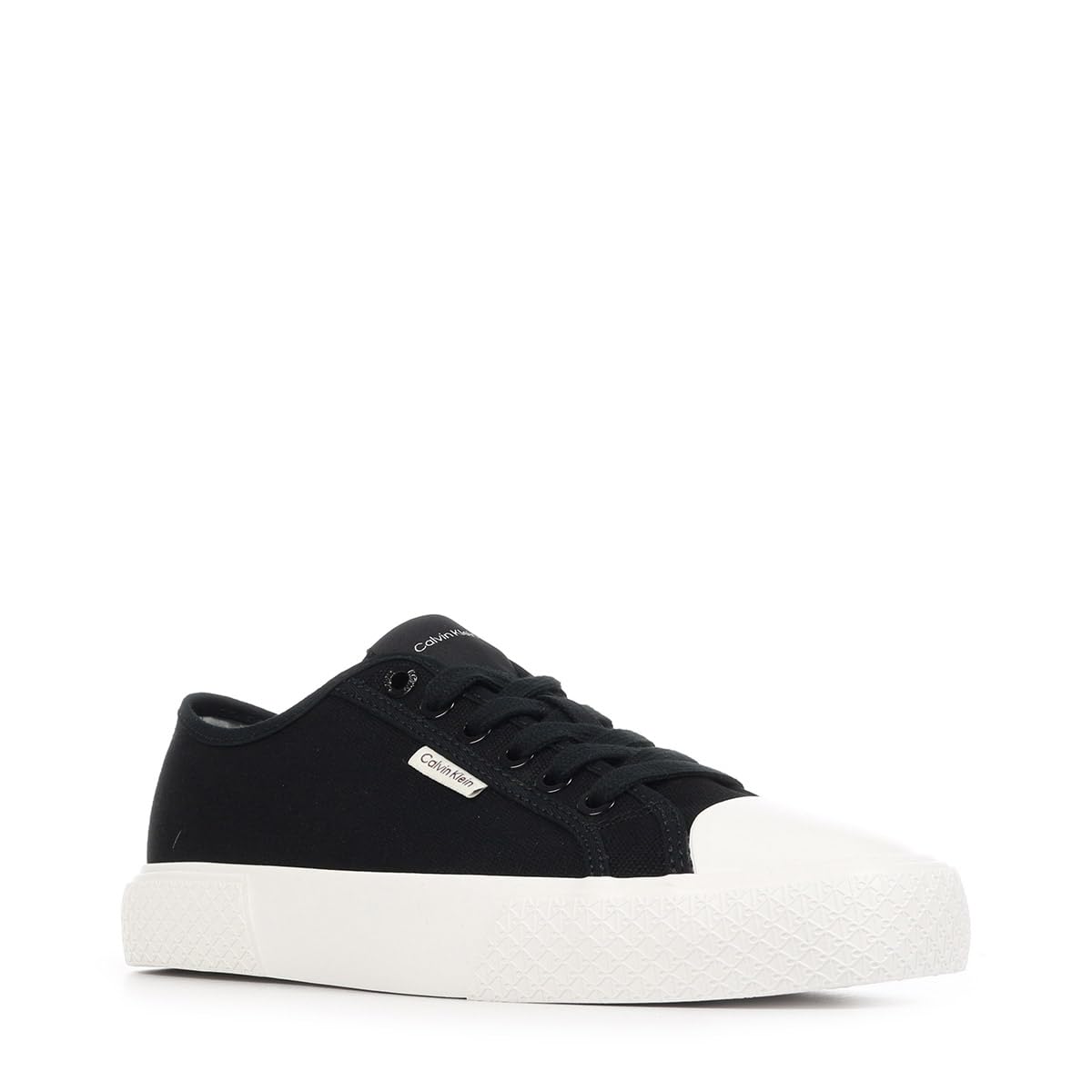 Calvin Klein vulc lace up canvas Kadın Sneakers ck black 39