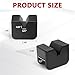 Ongfuwu 4PCS Car Jack Stand Pads, 3 Ton Rubber Jack Pad Adapter for Jack Stands, Universal Rubber Slotted Frame Rail Pinch Welds Protector, Heavy Duty Jack Pad Car Accessories