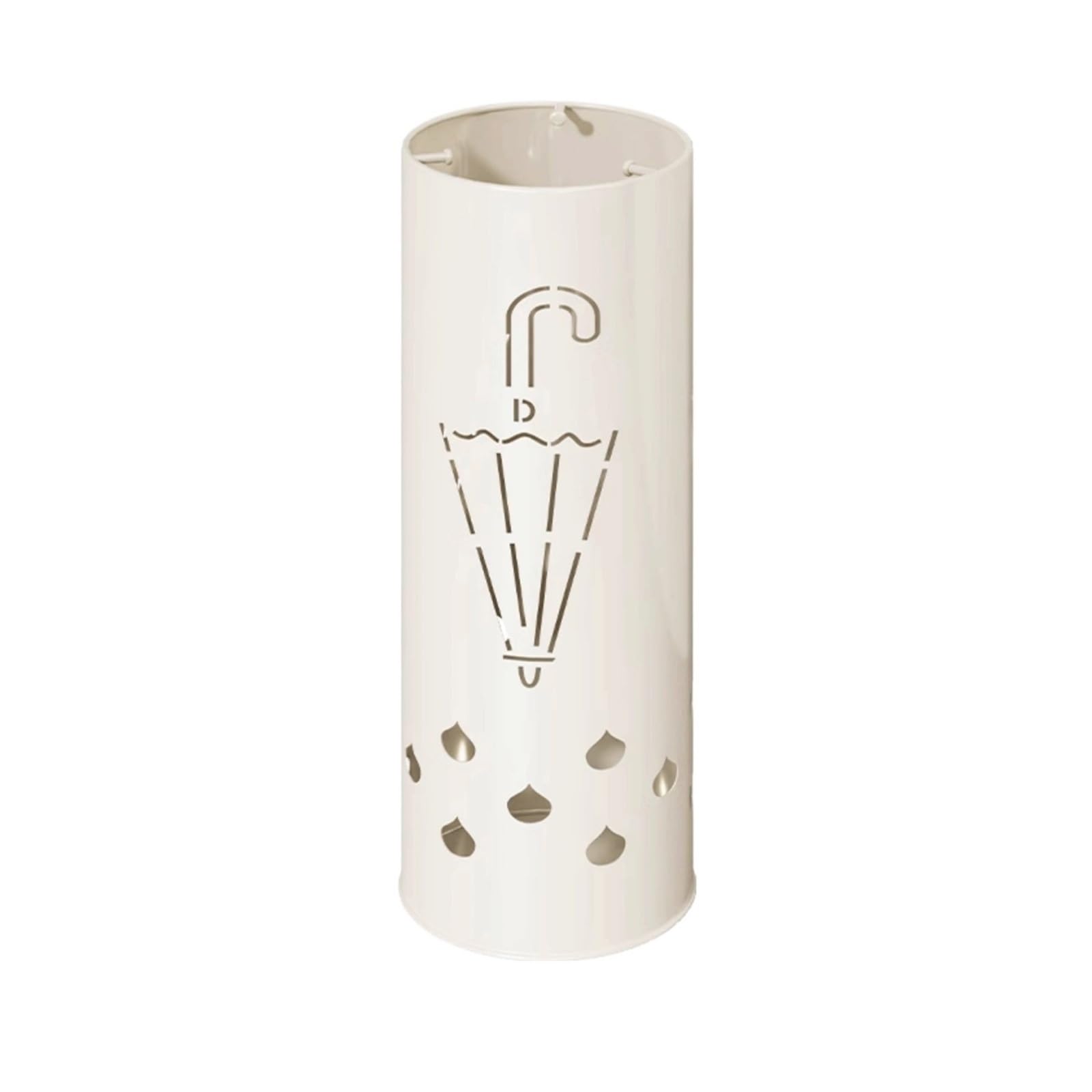 SONGYL-20249 Umbrella Stand Openwork, Breathable Umbrella Stand: A Commercial Stand And Storage Solution For Hotel Lobbies Entryway(White)