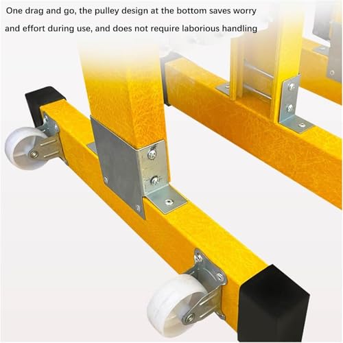 Clôture de sécurité portable extensible à roulettes pour allée