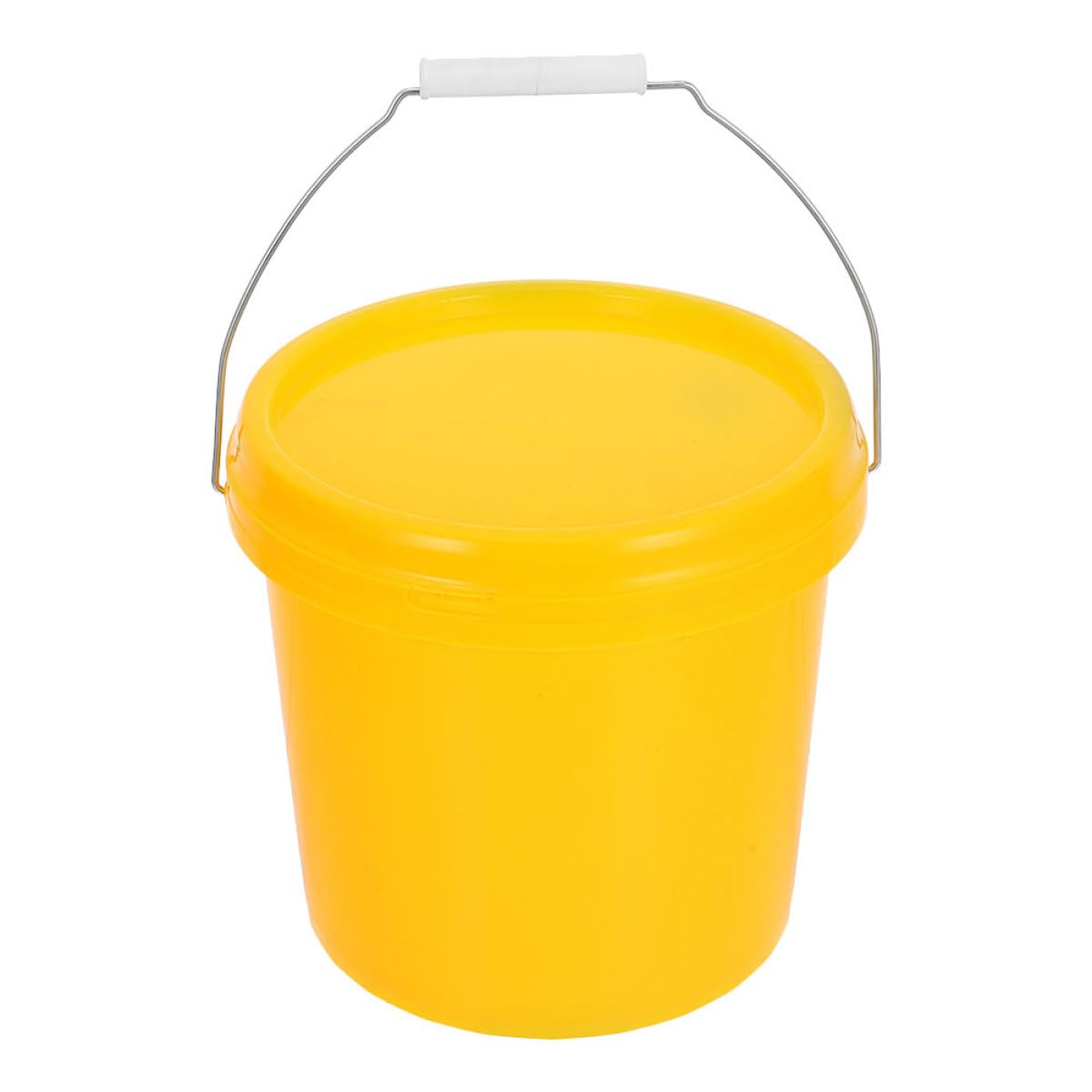 Gatuida Secchio Piccolo con Coperchio Ermetico da 5l, Secchio Vuoto in Plastica Resistente con Manico Portatile, per Cucina, Pulizia Domestica e Conservazione Alimenti, Anti-perdite