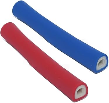 Fencing Handle Grip for Epee and Foil, Sweat-Resistant Rubber Straight Grip for Precision Tip Control, Competition Ready, Blue