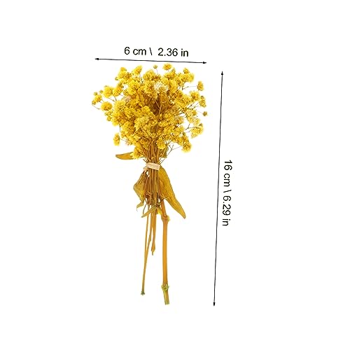 Ramo de flores secas Gypsophila Yellow 3 unidades miniatura 2