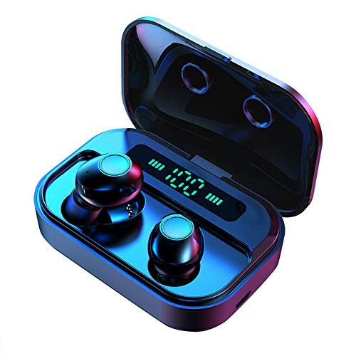 True Wireless Earbuds，IPX7 Waterproof Sport Headphones of Small Y12 in-Ear Earphones Bluetooth 5.0