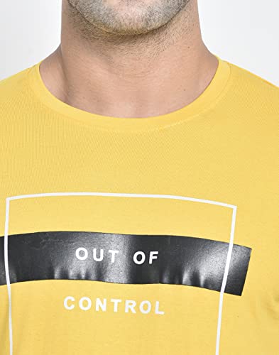Image of Dshow Pure Cotton Printed Men's T-Shirts,(Pack of 01)