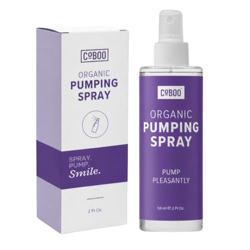 Image of CoBoo The Original Pumping Spray, Organic Breast Pump Lubricant | Breast Pumping Spray, Vegan & Lanolin Free, Made in USA, Helps Sore Nipples & Clogged Milk Ducts, 2 fl oz