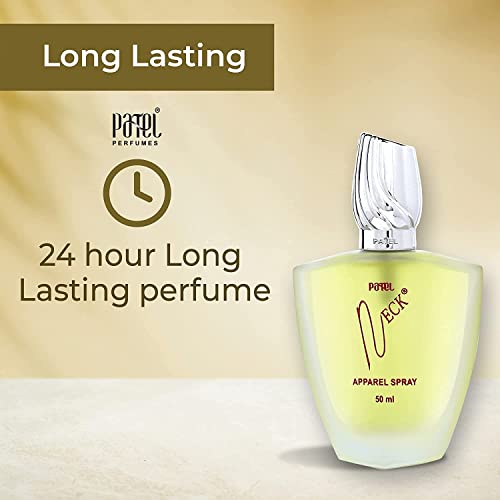 Image of PATEL Neck Perfume | Long Lasting Perfume for Men & Women Gift | Premium Luxury Fragrance Scented Liquid | Aromatic Blend of Amber & Musk | Suitable for Every Day & Occasion (50 ML)