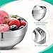 Funnymoom 8 Pack 24 oz Stainless Steel Bowls Double Walled Insulated Soup Ice Cream Metal Mixing Nesting Bowls for Serving Soup Rice Cereal (304 Stainless Steel)