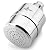 AQUALUTIO Shower Head Water Filter - 15-Stage High Pressure Purifier Bathroom Filtration System for Hard Water, Chlorine & Heavy Metals with Vitamin C & E - 360° Rotation Filter Angle Head